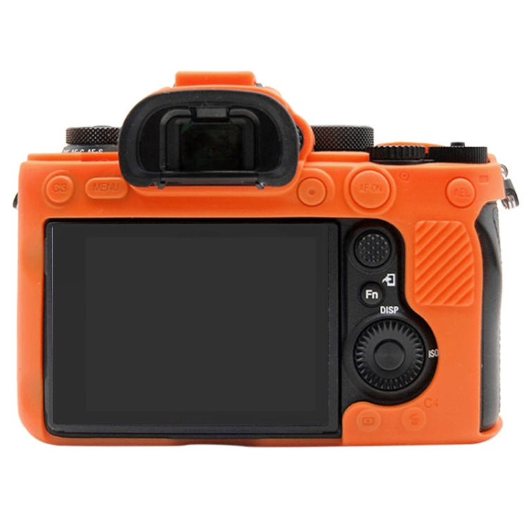 PULUZ Soft Silicone Protective Case for Sony ILCE-9M2/ Alpha 9 II / A92(Orange) - Protective Case by PULUZ | Online Shopping UK | buy2fix