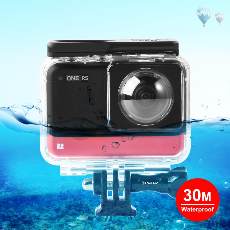 For Insta360 One RS 360 Edition PULUZ 30m Underwater Depth Diving Case Waterproof Housing - Case & Bags by PULUZ | Online Shopping UK | buy2fix