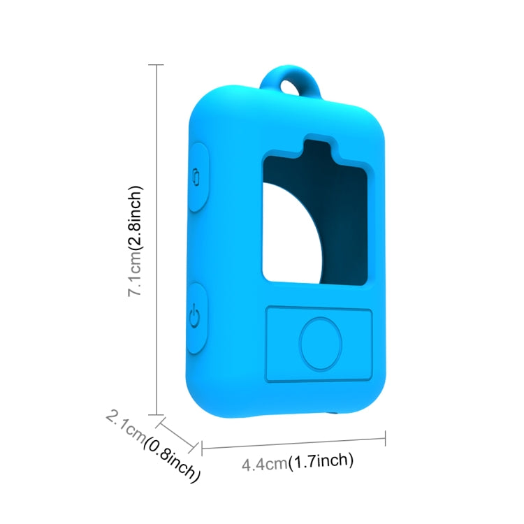 PULUZ Silicone Protective Case for Insta360 One X / X2 / X3 / RS Remote Control(Blue) - Case & Bags by PULUZ | Online Shopping UK | buy2fix