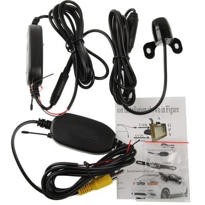 2.4G Wireless DVD Car Rear View Reversing Backup Camera , Wide viewing angle: 120 Degrees (WX306BS)(Black) - In Car by buy2fix | Online Shopping UK | buy2fix