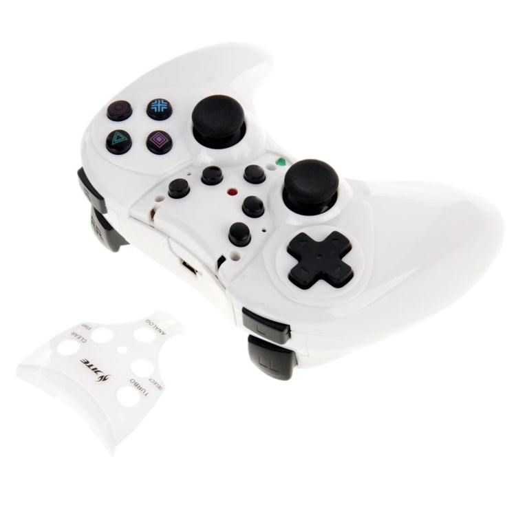 JITE Innovative CX-508 5 in 1 Dual Shock2 2.4GHz Wireless Gamepad with 3 Colors Replaceable Front Cover for Play Station PS3 / PS2 / PS1 Game Controller - Gamepads by buy2fix | Online Shopping UK | buy2fix