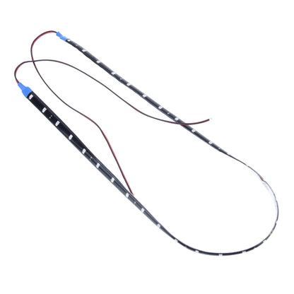 10 PCS 60cm 30 LED Waterproof Flexible Car Strip Light, DC 12V(Blue Light) - In Car by buy2fix | Online Shopping UK | buy2fix