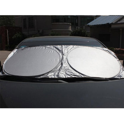 6 in 1 Summer Accessories Coated Silver Car Sun Shade Cloth Set, Random Color Delivery - Window Foils & Solar Protection by buy2fix | Online Shopping UK | buy2fix