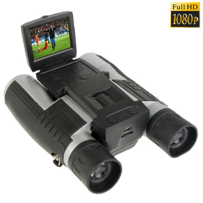 2.0 inch TFT LCD 5MP 12 x 32 Zoom Telescope Binocular Digital Camera(Black) - Binoculars by Zoom | Online Shopping UK | buy2fix