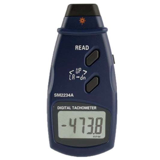 Digital Laser Photo Tachometer Non Contact RPM Tach (SM2234A) - Tachometers & Anemometer by buy2fix | Online Shopping UK | buy2fix