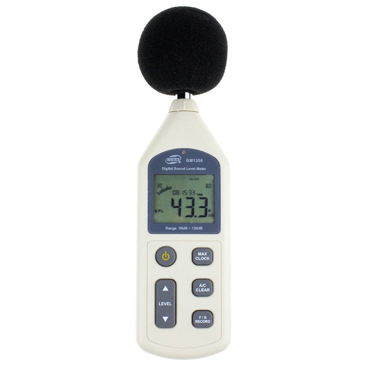 Digital Sound Level Meter with USB Port(Range: 30dB~130dB)(Beige) - Light & Sound Meter by buy2fix | Online Shopping UK | buy2fix