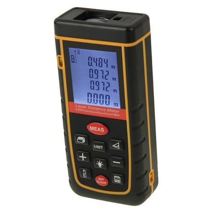 RZ-A80 1.9 inch LCD 80m Hand-held Laser Distance Meter with Level Bubble - Consumer Electronics by buy2fix | Online Shopping UK | buy2fix