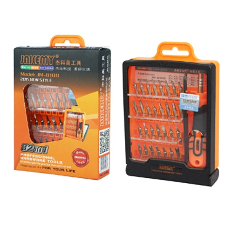 JAKEMY JM-8100 32 in 1 Precision Electronics Screwdriver Set - Screwdriver Set by JAKEMY | Online Shopping UK | buy2fix