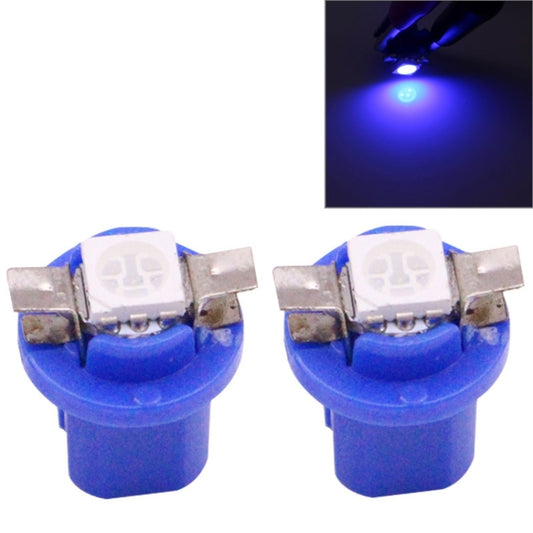 2 PCS B8.5 Blue Light 0.2W 12LM 1 LED SMD 5050 LED Instrument Light Bulb Dashboard Light for Vehicles, DC 12V(Blue) - Instrument Lights by buy2fix | Online Shopping UK | buy2fix