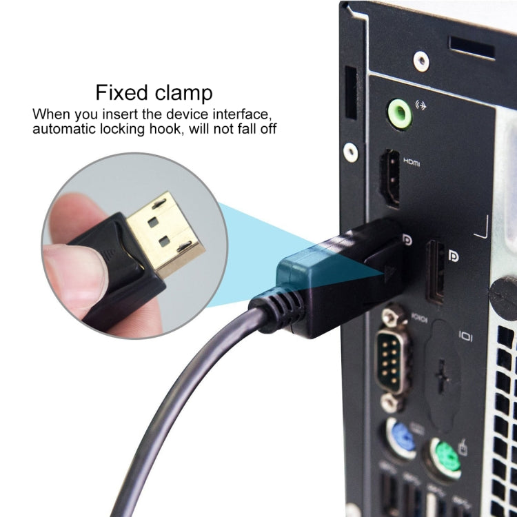 DisplayPort Male to HDMI Male Adapter Cable, Length: 1.8m -  by buy2fix | Online Shopping UK | buy2fix