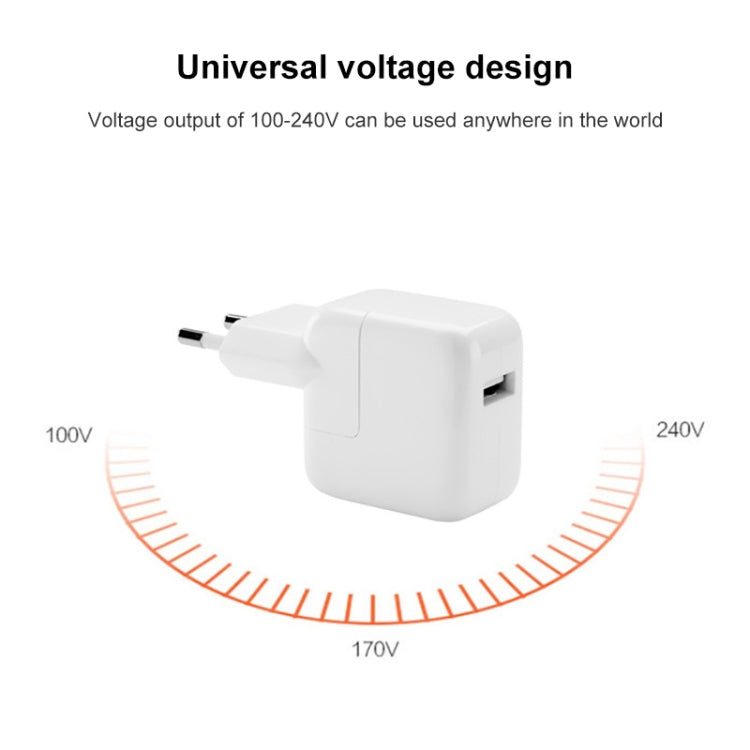 5V 2A High Quality EU Plug USB Charger Adapter(White) - Apple Accessories by buy2fix | Online Shopping UK | buy2fix