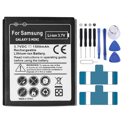 Mobile Phone Battery for Galaxy S Mini / S5570 / S5750 / S7230 - For Samsung by buy2fix | Online Shopping UK | buy2fix