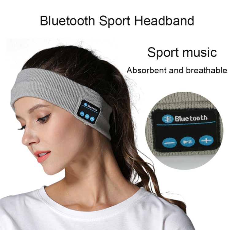 My-Call Bluetooth V5.0 Headsfree Sport Headband Music Headwear for iPhone 6 & 6s / iPhone 5 & 5S / iPhone 4 & 4S and Other Bluetooth Devices(Dark Gray) - Smart Wear by buy2fix | Online Shopping UK | buy2fix