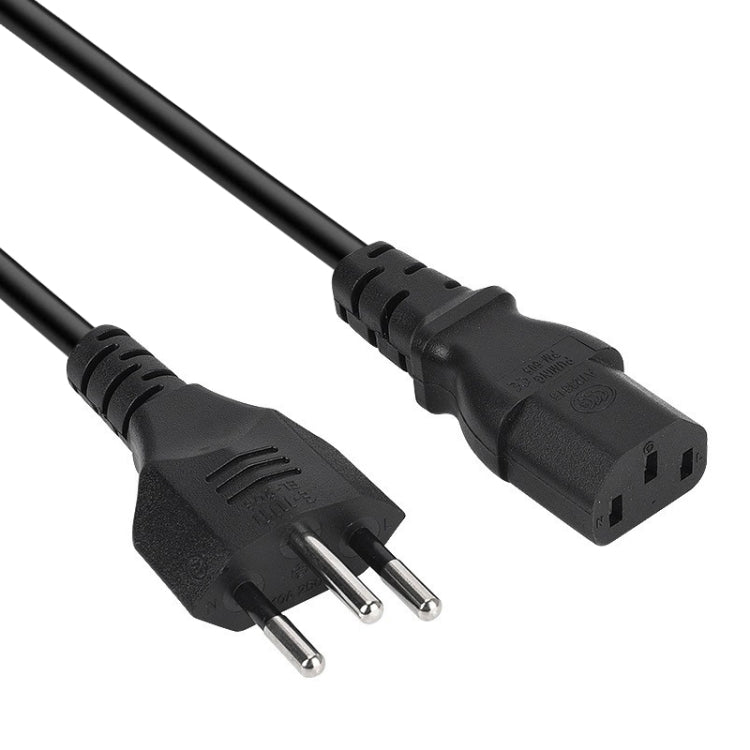 3 Prong Style Brazil AC Power Cord, Length: 1.8m ( OD6.8 ) - Computer & Networking by buy2fix | Online Shopping UK | buy2fix