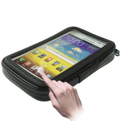 Bike Mount & Waterproof Touch Case for Galaxy Note / i9220 / N7000, Note II / N7100 , Note III / N9000(Black) - Holders by buy2fix | Online Shopping UK | buy2fix