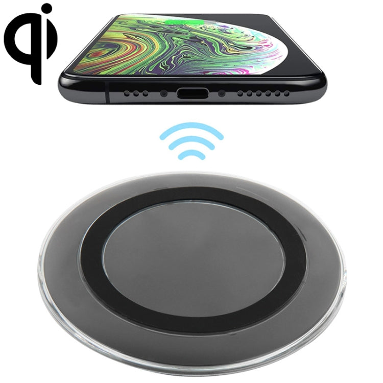 A1 Qi Standard Wireless Charging Pad(Black) - Apple Accessories by buy2fix | Online Shopping UK | buy2fix