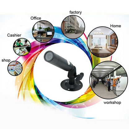 1/3 CMOS Color 380TVL Mini Waterproof Camera(Black) - Security by buy2fix | Online Shopping UK | buy2fix