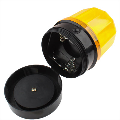 6-LED Flash Strobe Warning Light for Auto Car with Strong Magnetic Base (Yellow + Black) - In Car by buy2fix | Online Shopping UK | buy2fix