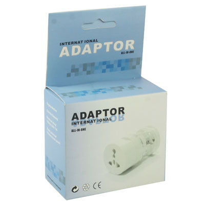 All in 1 EU + AU + UK + US Plug Travel Universal Adaptor(White) - Consumer Electronics by buy2fix | Online Shopping UK | buy2fix