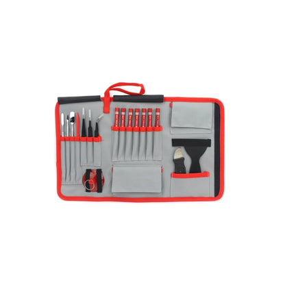 JIAFA JF-8175 28 in 1 Electronics Repair Tool Kit with Portable Bag for Repair Cell Phone, iPhone, MacBook and More - Tool Kits by JIAFA | Online Shopping UK | buy2fix