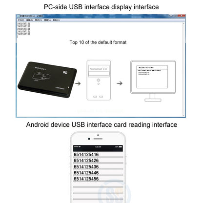 5W USB Interface Inductive Card Reader for IC / ID Card(Black) - Computer & Networking by buy2fix | Online Shopping UK | buy2fix