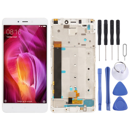 TFT LCD Screen for Xiaomi Redmi Note 4 Digitizer Full Assembly with Frame(White) - LCD Screen by buy2fix | Online Shopping UK | buy2fix