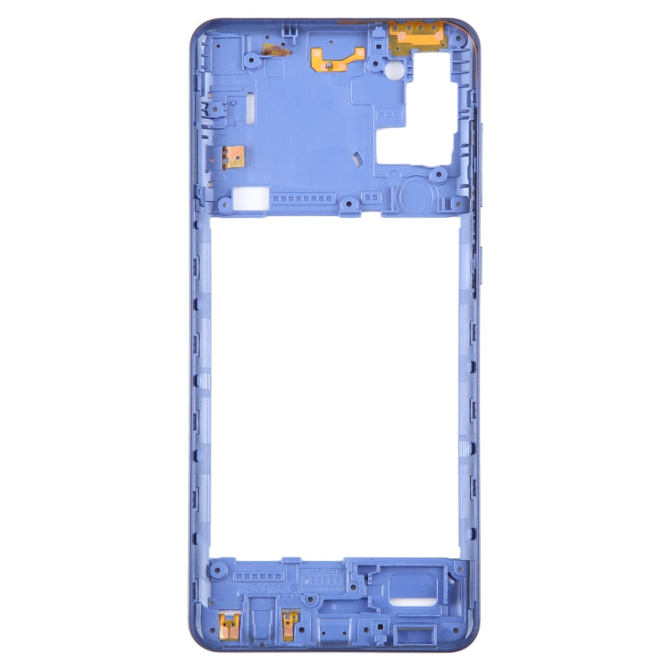 For Samsung Galaxy A21s  Middle Frame Bezel Plate (Blue) - Frame Bezel Plate by buy2fix | Online Shopping UK | buy2fix