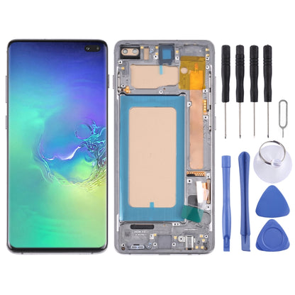 TFT LCD Screen For Samsung Galaxy S10+ SM-G975 Digitizer Full Assembly with Frame,Not Supporting Fingerprint Identification(Black) - Galaxy S Series Parts by buy2fix | Online Shopping UK | buy2fix