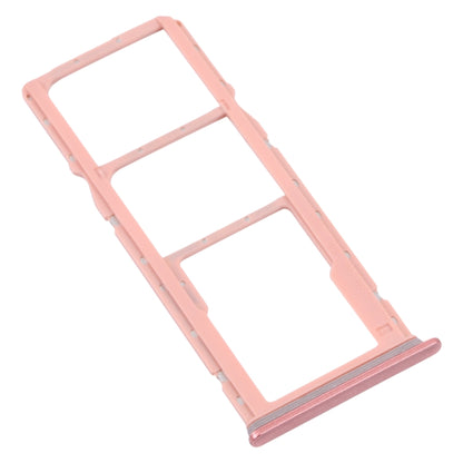 For Samsung Galaxy A04 Core SM-A042F Original SIM Card Tray + SIM Card Tray + Micro SD card tray(Rose Gold) - Card Socket by buy2fix | Online Shopping UK | buy2fix