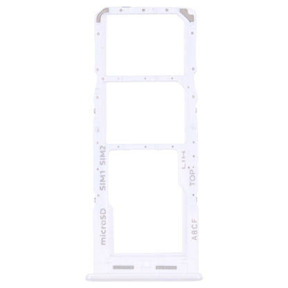 For Samsung Galaxy A23 5G SM-A236B Original SIM Card Tray + SIM Card Tray + Micro SD card tray (White) - Repair & Spare Parts by buy2fix | Online Shopping UK | buy2fix