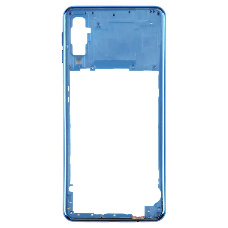 For Samsung Galaxy A7 2018 SM-A750 Middle Frame Bezel Plate (Blue) - Frame Bezel Plate by buy2fix | Online Shopping UK | buy2fix