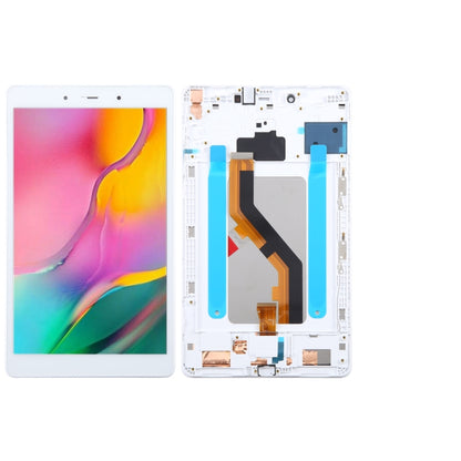 For Samsung Galaxy Tab A 8.0 2019 SM-T295 LTE Edition Original LCD Screen Digitizer Full Assembly with Frame (White) - LCD Screen by buy2fix | Online Shopping UK | buy2fix