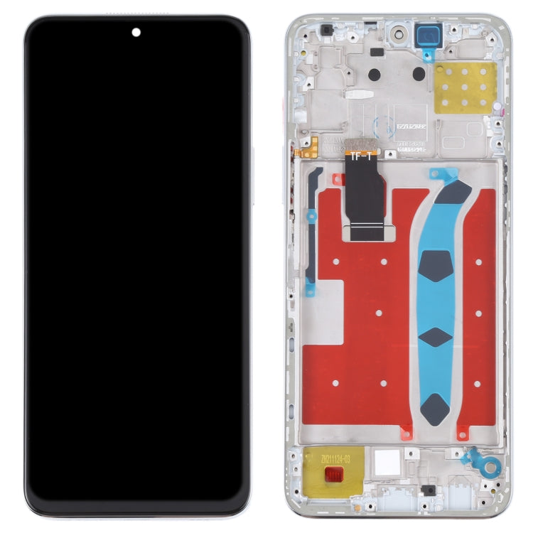 Original LCD Screen and Digitizer Full Assembly with Frame for Honor X8 (Silver) - LCD Screen by buy2fix | Online Shopping UK | buy2fix