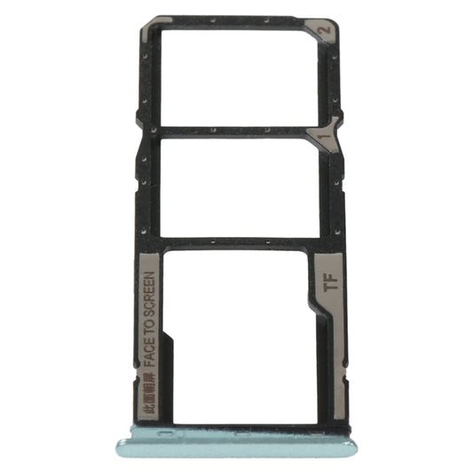 SIM Card Tray + SIM Card Tray + Micro SD Card Tray For Xiaomi Redmi 10C/Redmi 10 India (Green) - Card Tray by buy2fix | Online Shopping UK | buy2fix