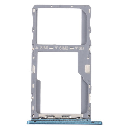 For Alcatel 1V 2020 Original SIM Card Tray + SIM / Micro SD Card Tray (Green) - Card Tray by buy2fix | Online Shopping UK | buy2fix