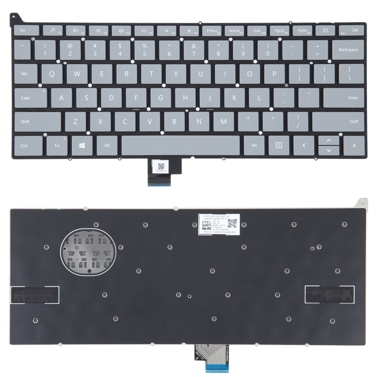 US Version Keyboard with Power Button for Microsoft Surface Laptop Go 1934(Grey) - Repair & Spare Parts by buy2fix | Online Shopping UK | buy2fix