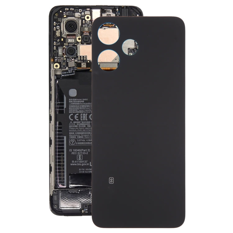 For Xiaomi Redmi Note 12R Original Battery Back Cover(Black) - Back Cover by buy2fix | Online Shopping UK | buy2fix