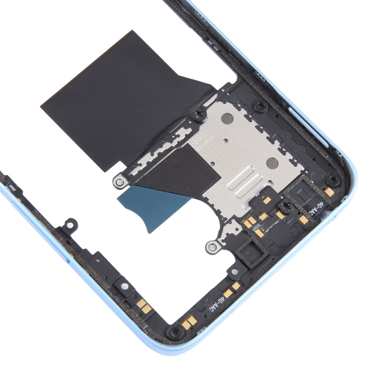 For Xiaomi Redmi 12 4G Original Front Housing LCD Frame Bezel Plate (Blue) - Frame Bezel Plate by buy2fix | Online Shopping UK | buy2fix