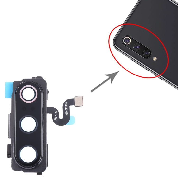 For Xiaomi Mi 9 Original Camera Lens Cover (Black) - Camera by buy2fix | Online Shopping UK | buy2fix