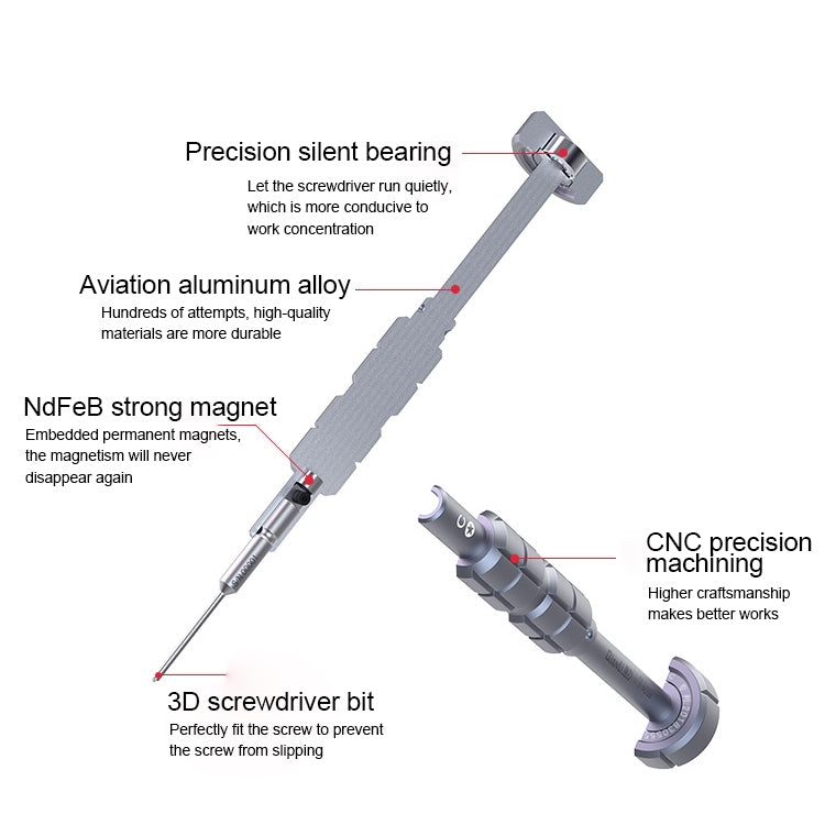 Qianli i-Thor S2 Precision 3D Texture Y Shape Screwdriver - Screwdriver by QIANLI | Online Shopping UK | buy2fix