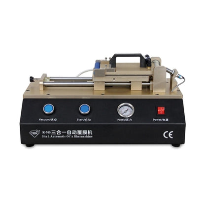 TBK-765 3 in1 Automatic OCA Laminating Machine LCD Touch Screen Air Compressor Machine Built-in Vacuum Pump - Laminator Machine by TBK | Online Shopping UK | buy2fix