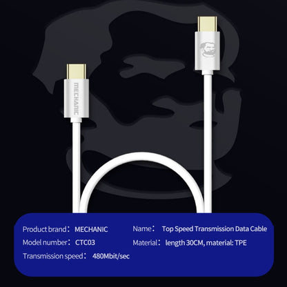 MECHANIC Lightning Top Speed Transmission Data Cable USB Lightning Cable For Type-C to Type-C -  by MECHANIC | Online Shopping UK | buy2fix