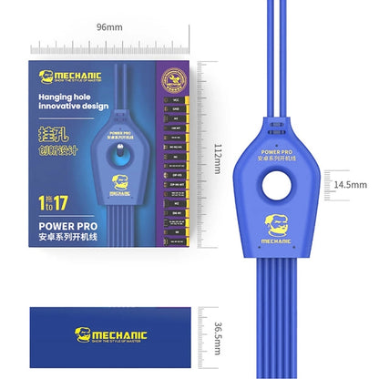 Mechanic Power Pro 17 in 1 Mobile Phone Power Supply Test Cable for Android - Test Tools by MECHANIC | Online Shopping UK | buy2fix