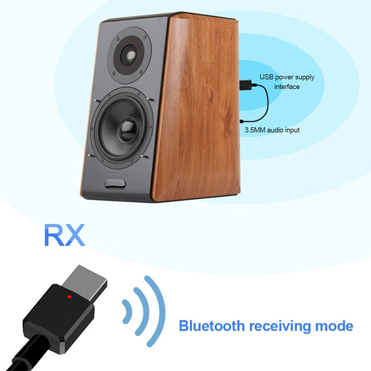 ZF169 Bluetooth5.0  Audio Receiver USB Bluetooth Adapter Bluetooth Transmitter Support Win8/10 - Apple Accessories by buy2fix | Online Shopping UK | buy2fix