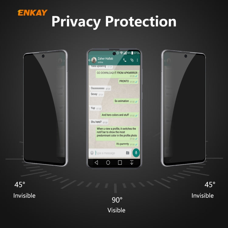 For Redmi Note 9S / Note 9 Pro  ENKAY Hat-Prince 0.26mm 9H 6D Privacy Anti-spy Full Screen Tempered Glass Film -  by ENKAY | Online Shopping UK | buy2fix