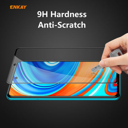 For Redmi Note 9S / Note 9 Pro  ENKAY Hat-Prince 0.26mm 9H 6D Privacy Anti-spy Full Screen Tempered Glass Film -  by ENKAY | Online Shopping UK | buy2fix