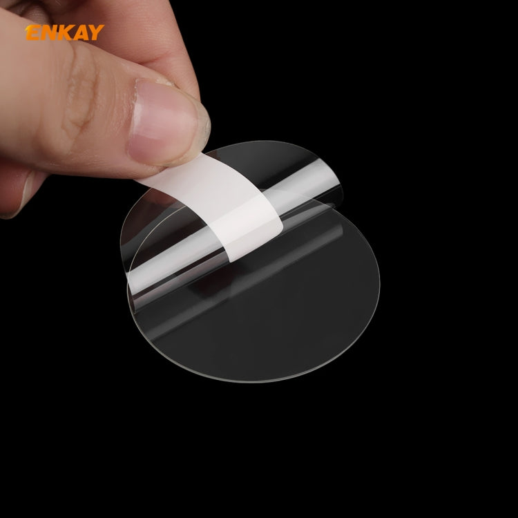 For Garmin Swim 2 2 PCS ENKAY Hat-Prince 0.2mm 9H 2.15D Curved Edge Tempered Glass Screen Protector  Watch Film - Smart Wear by ENKAY | Online Shopping UK | buy2fix