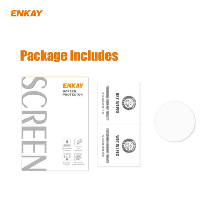 For Samsung Galaxy Watch 3 45mm ENKAY Hat-Prince 0.2mm 9H 2.15D Curved Edge Tempered Glass Screen Protector Watch Film - Screen Protector by ENKAY | Online Shopping UK | buy2fix