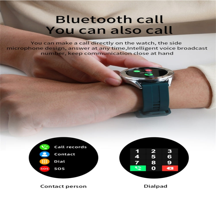 Y10 1.54inch Color Screen Smart Watch IP68 Waterproof,Support Heart Rate Monitoring/Blood Pressure Monitoring/Blood Oxygen Monitoring/Sleep Monitoring(Gold) - Smart Wear by buy2fix | Online Shopping UK | buy2fix