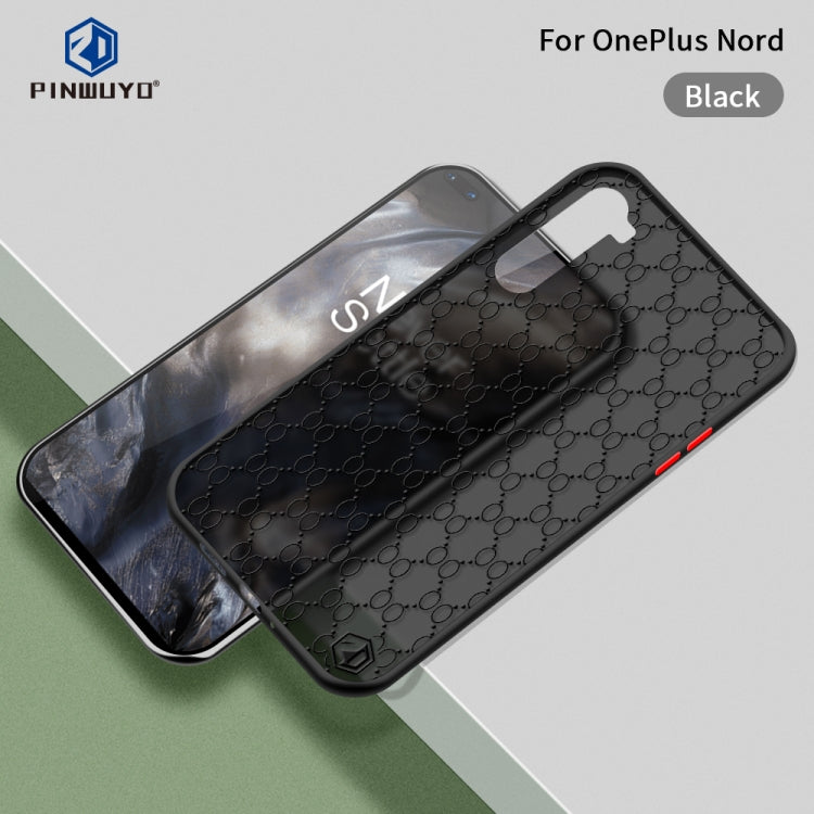 For OnePlus Nord PINWUYO Series 2 Generation PC + TPU Waterproof and Anti-drop All-inclusive Protective Case(Black) - OnePlus Cases by PINWUYO | Online Shopping UK | buy2fix